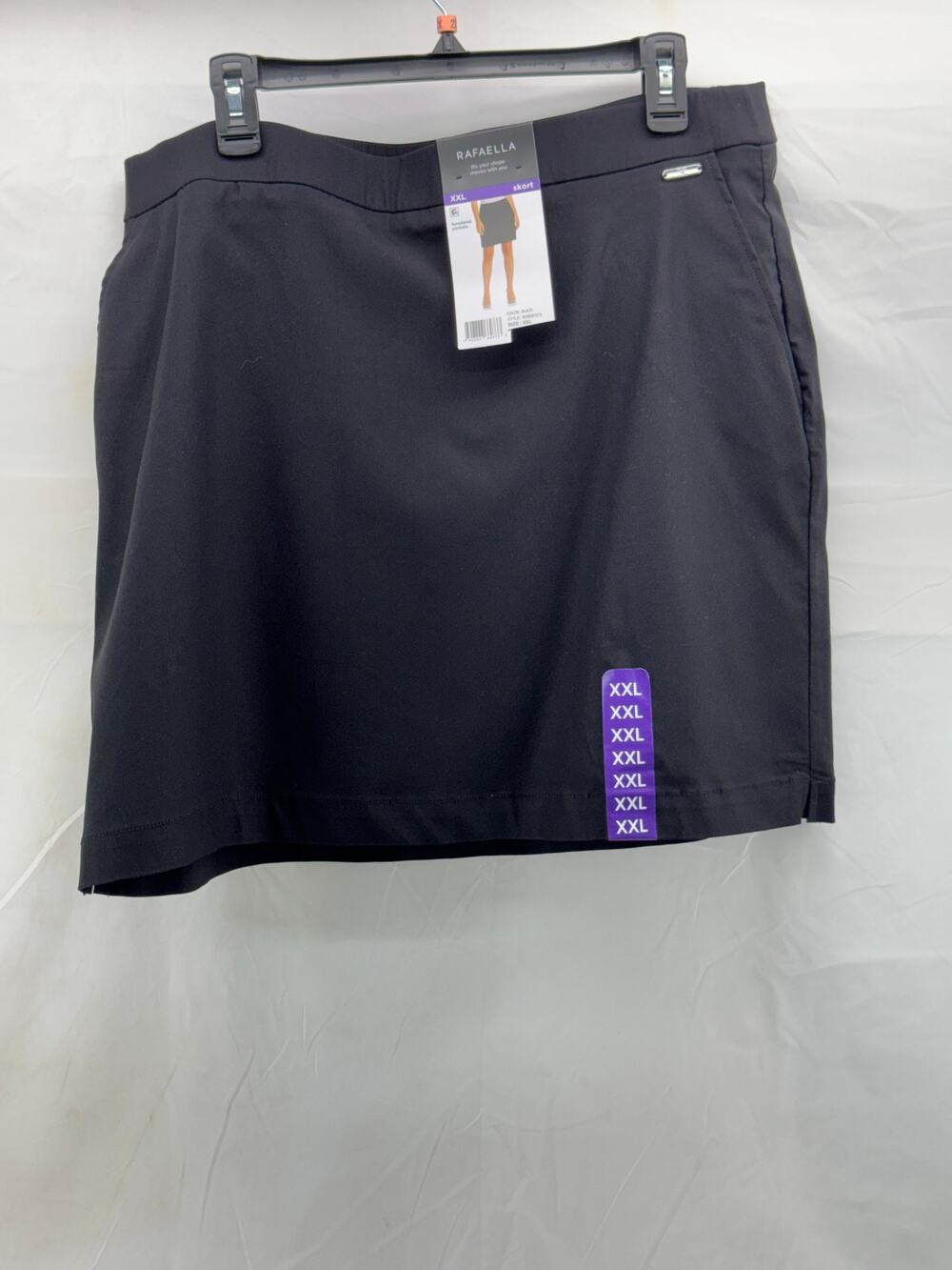 New Rafaella XXL women’s black skort